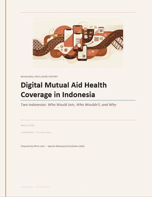 Report cover — insurance study